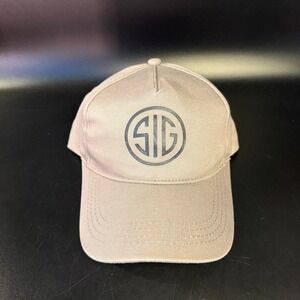 SIG Sauer Logo‎ Hat Cap Adjustable Baseball Style Sand Color
